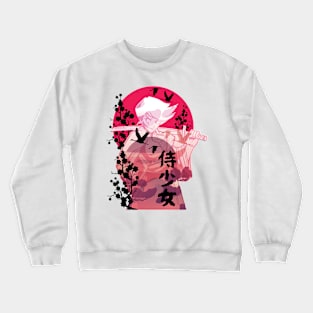 Samurai woman anime Crewneck Sweatshirt